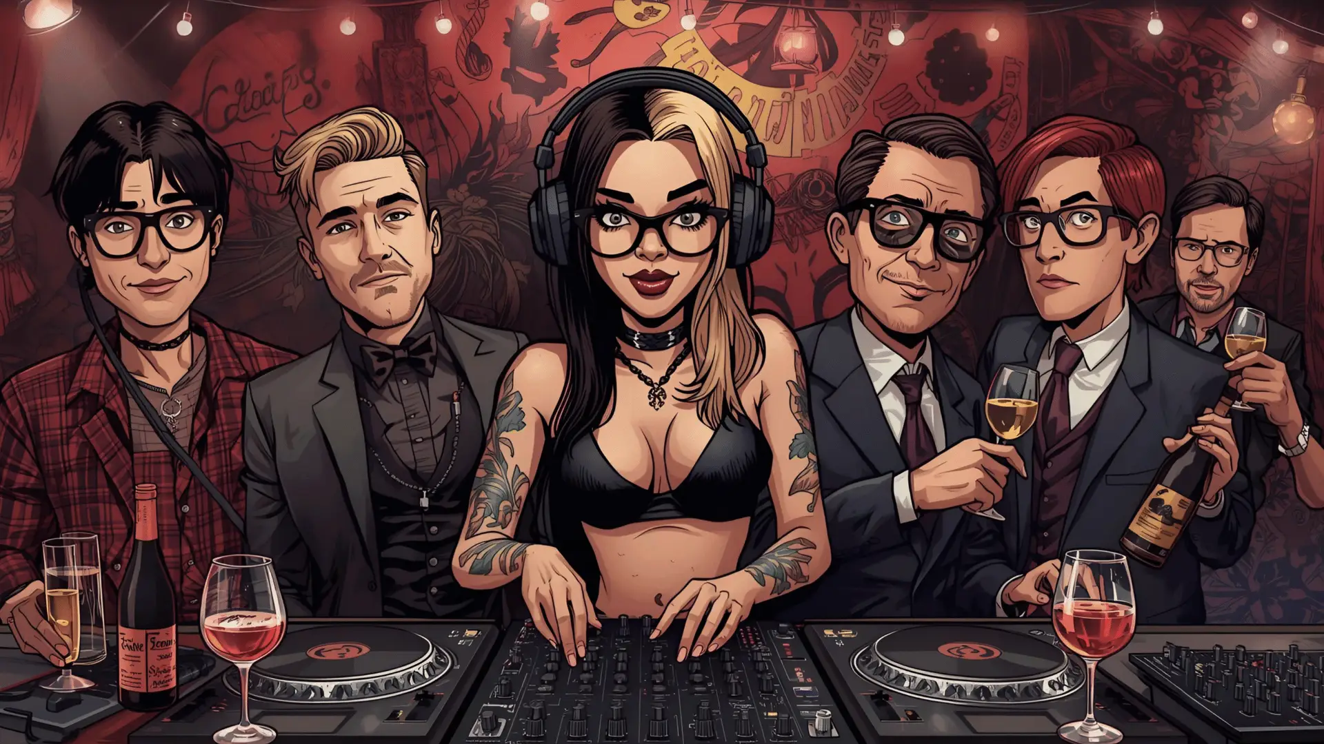 Ellemotional da Dj with the rich and famous