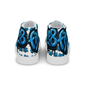 Five8 custom-made Dj Men’s high top canvas shoes