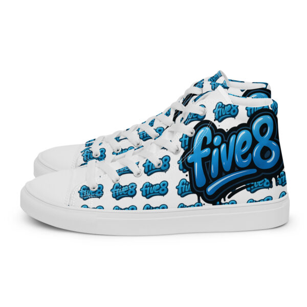 Five8 custom-made Dj Men’s high top canvas shoes - Image 6