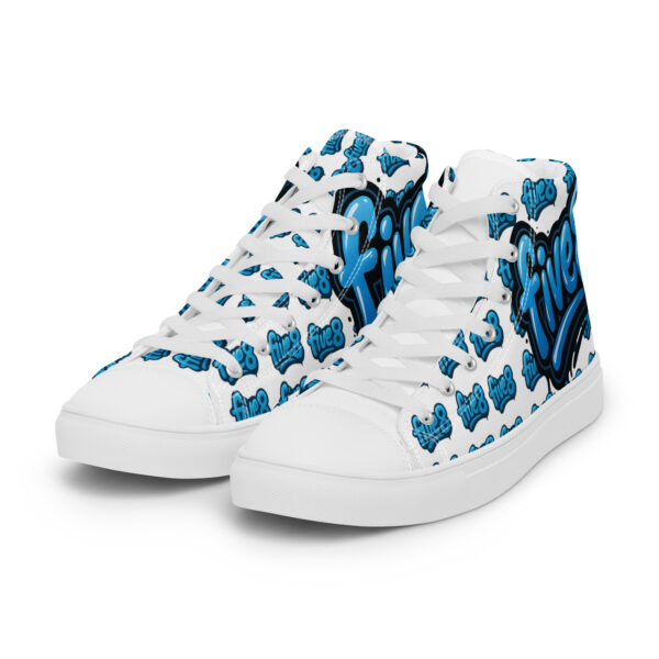 Five8 custom-made Dj Men’s high top canvas shoes - Image 8