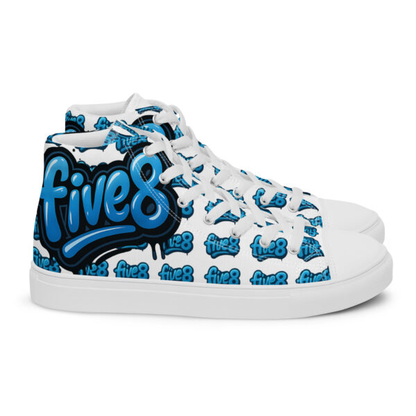 Five8 custom-made Dj Men’s high top canvas shoes - Image 11