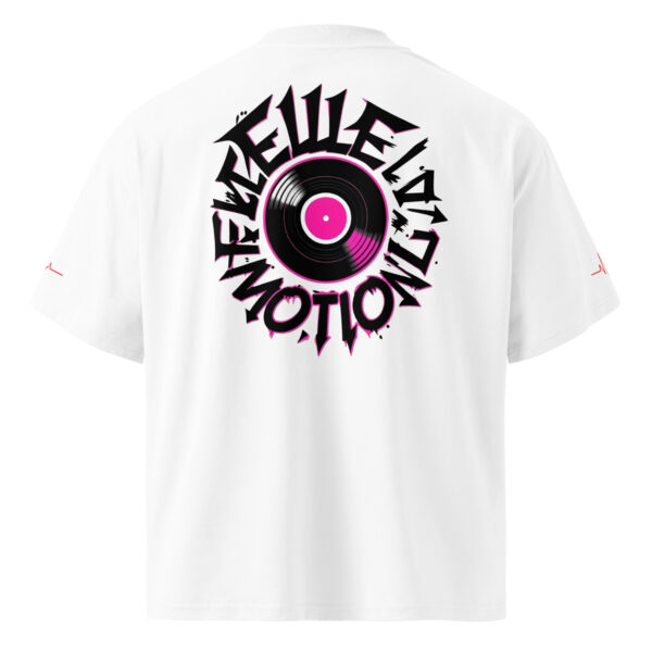 Lex - Unisex organic oversized high neck t-shirt - Image 3