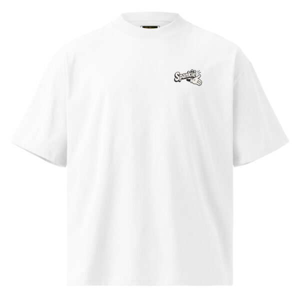 Spankie - dj Unisex organic oversized high neck t-shirt