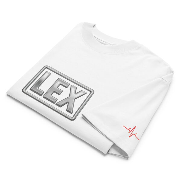 Lex - Unisex organic oversized high neck t-shirt - Image 2