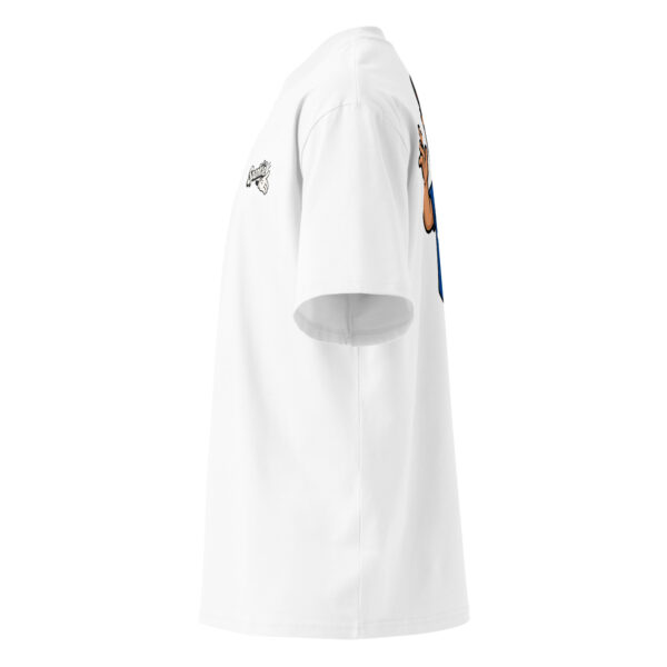 Spankie - dj Unisex organic oversized high neck t-shirt - Image 5