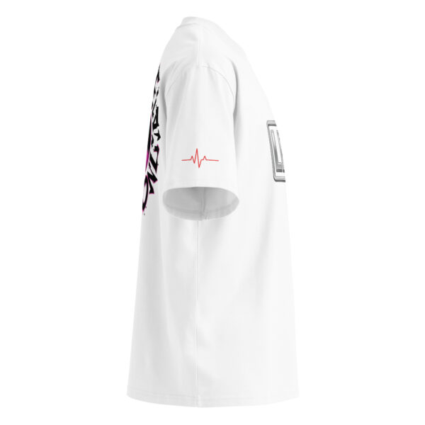 Lex - Unisex organic oversized high neck t-shirt - Image 4