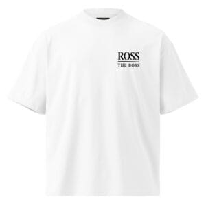 Ross The Boss - Unisex organic oversized high neck t-shirt