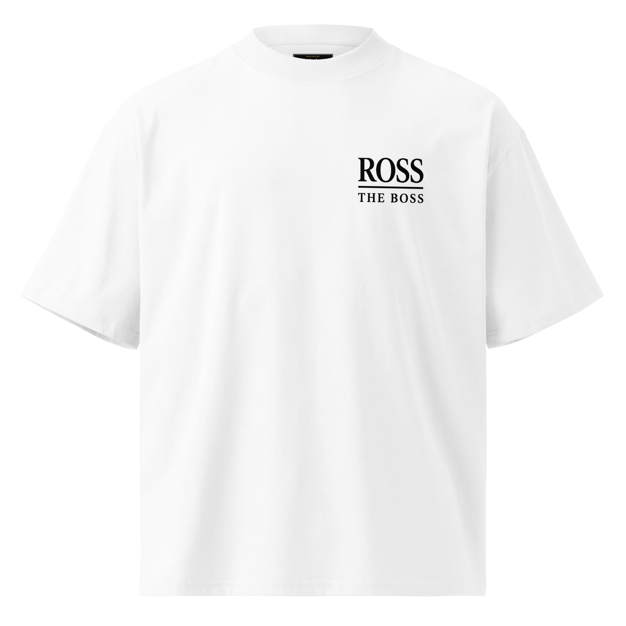 Ross The Boss - Unisex organic oversized high neck t-shirt