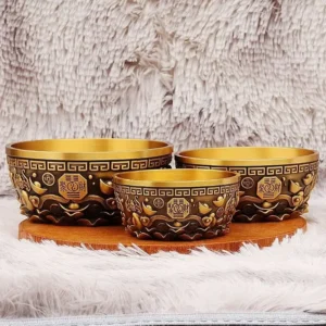 Copper Treasure Bowl Ornaments Burner Home Gathering Wealth Fortune Store Entrance Gift 1