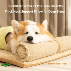 Four Seasons Dog Cat Bed Orthopedic Memory Foam Machine Washable Removable Cover All Season Comfort Mat for Small Medium Large 2