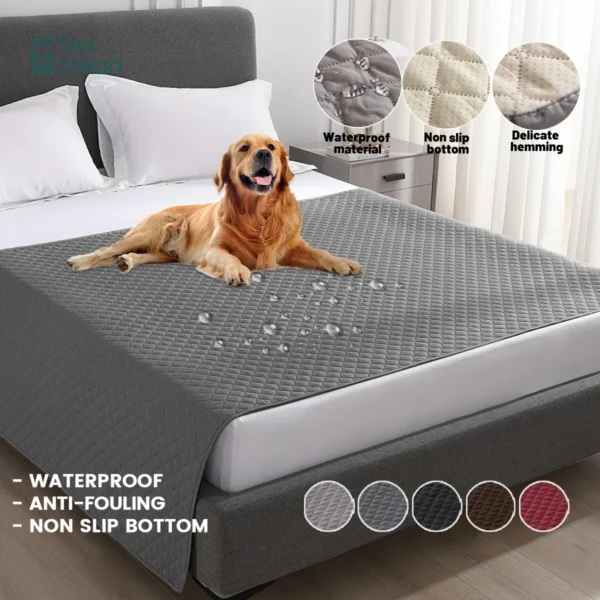 Anti Leaking & Non-Slip Dog Bed Cover,Pet Blanket Sofa Pet Bed Mat,Mattress Protectors Car,Furniture Couch Cover for Cats Dogs 1