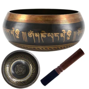 Tibetan Singing Bowl Set Sound Bowls Meditation Nepal Music Bowl Buddhism for Meditation Yoga Stress Relief Tibet Copper Bowl 1