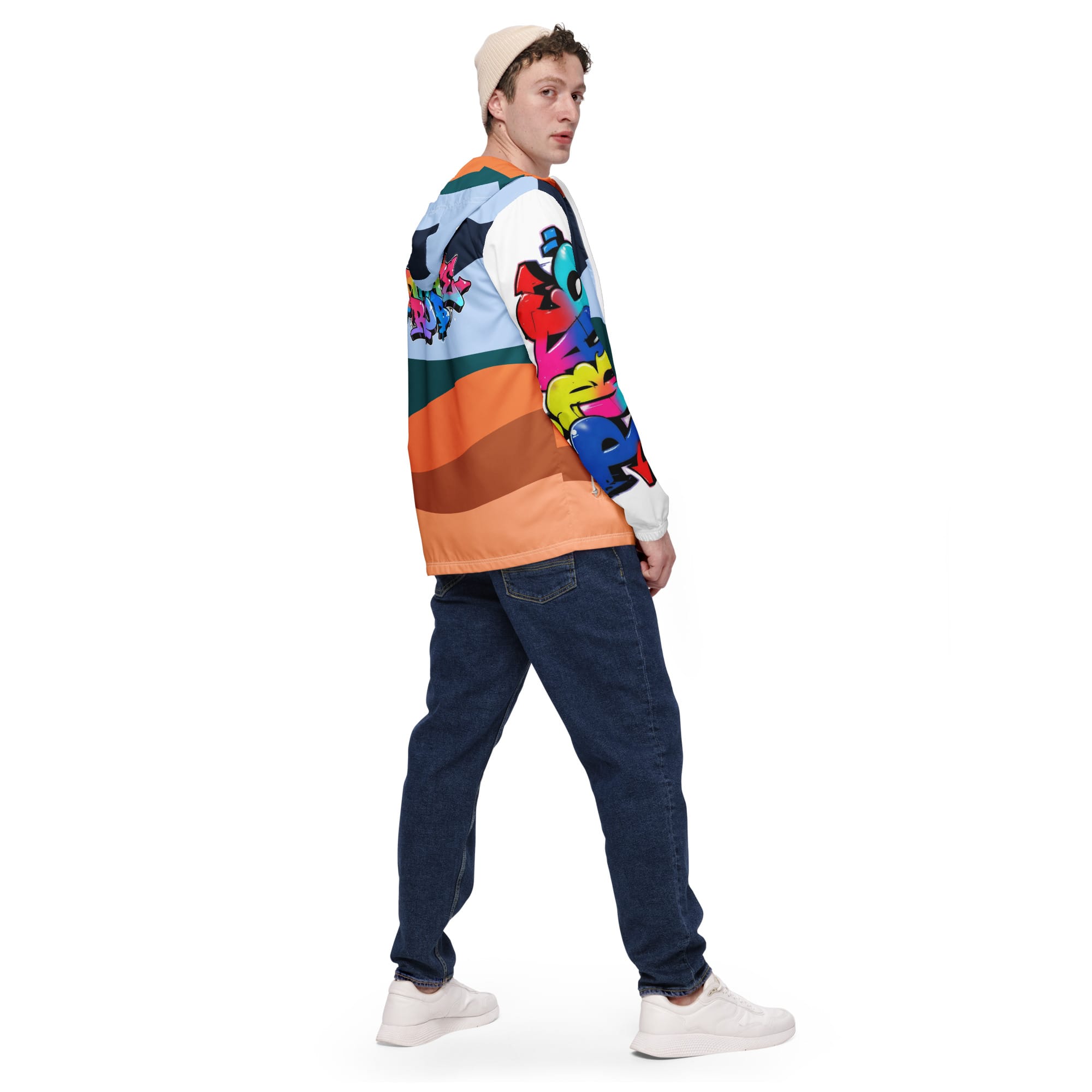 Men’s windbreaker - Pirate Rob Design - Image 3