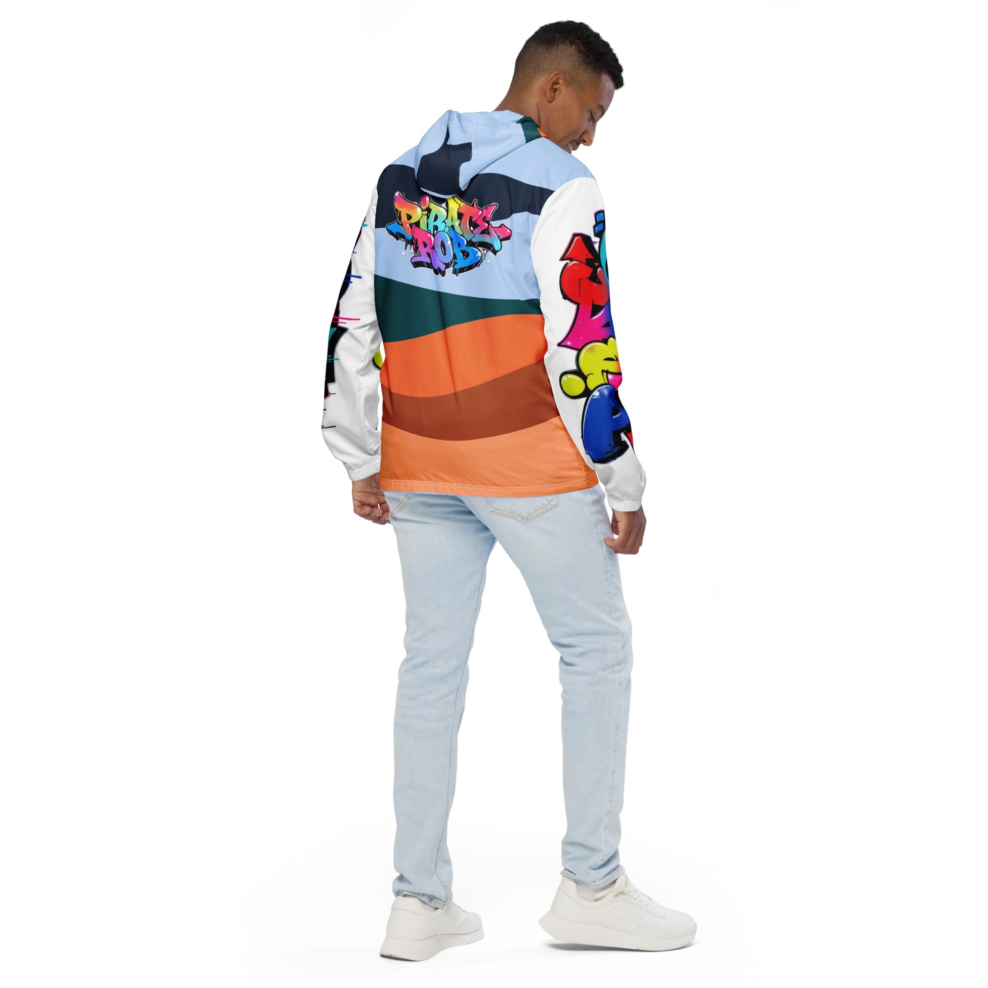 Men’s windbreaker - Pirate Rob Design - Image 5