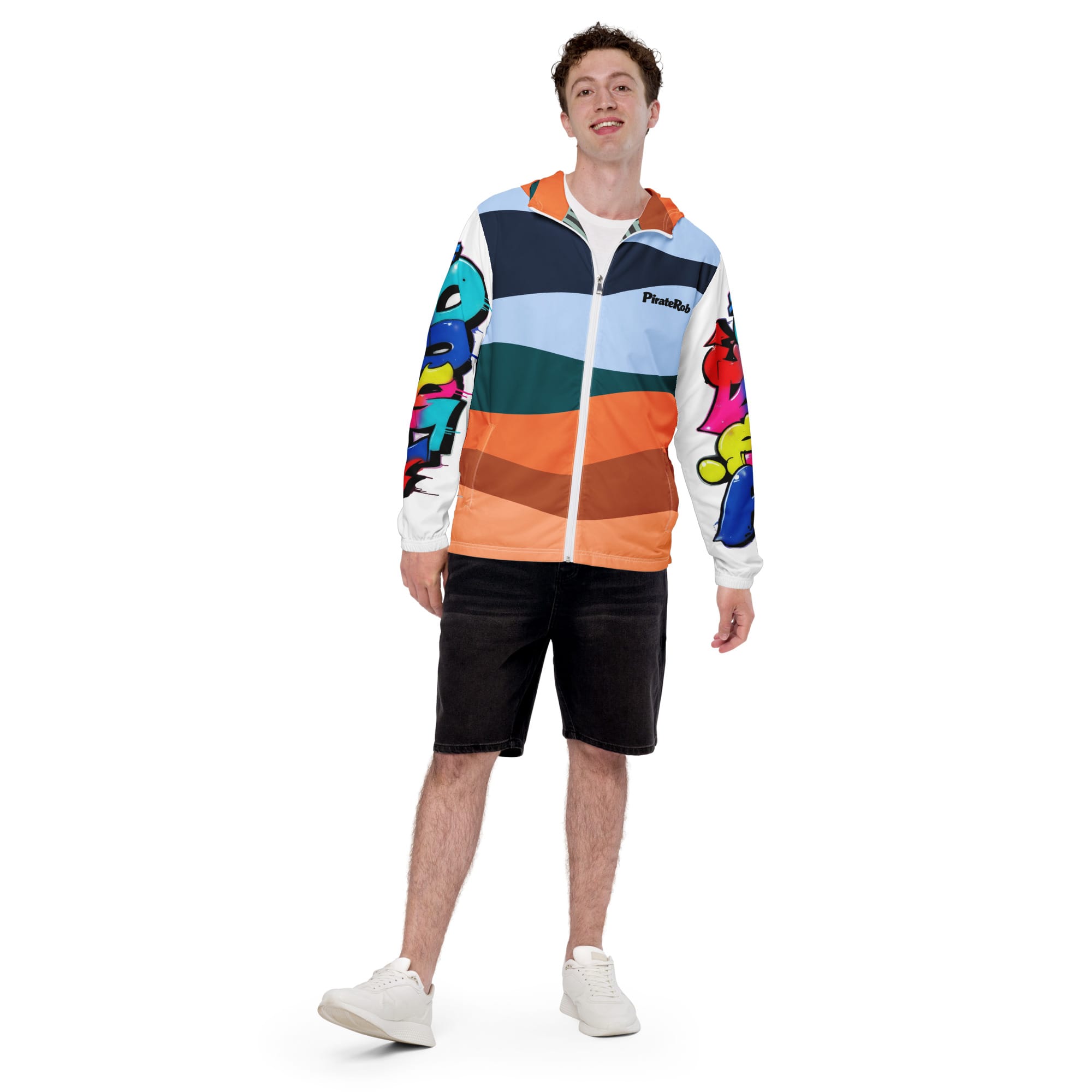 Men’s windbreaker - Pirate Rob Design - Image 10