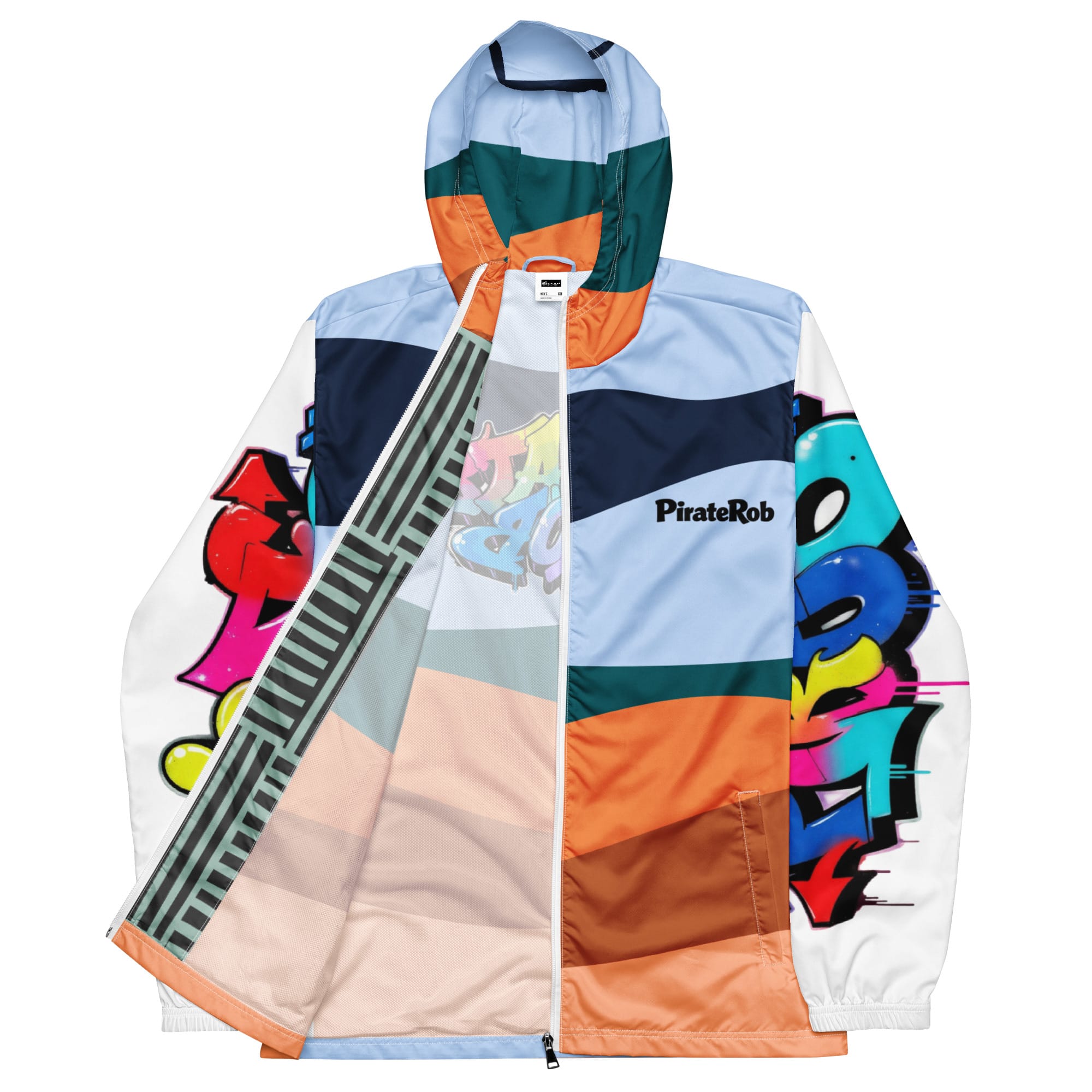 Men’s windbreaker - Pirate Rob Design - Image 11