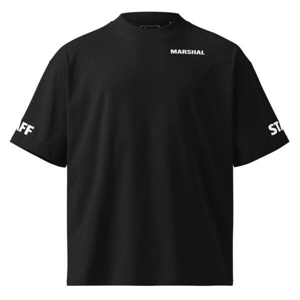 Unisex organic oversized high neck t-shirt - R.S.A MARSHAL