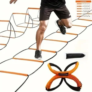 6/8/10/12-Grid Multi-Purpose Agility Ladder - Soft, durable, portable training equipment for fitness, speed and agility training