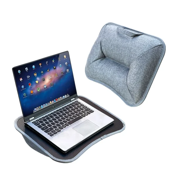MUMUCC Multifunctional Laptop Desk With Cushion and Filled with Foam Particles, Small Pillow Table, Hard Mouse Pad Large, Laptop Not Included