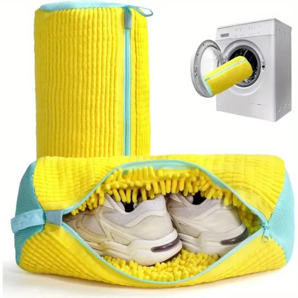 Laundry Bag Shoe Washing Bag Padded Net Protector For Fluffy Fibers Polyester Machine Friendly Drying Friendly Bags For Shoes