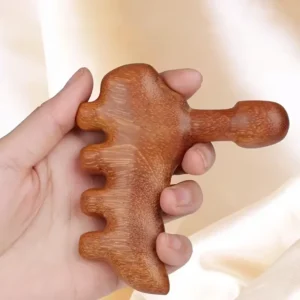 Wooden Gua Sha Tool for Face Body Foot Massage, Lymphatic Drainage, Trigger Point & Meridian Therapy, Self Care Gift