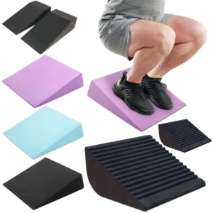 Squat Wedge Block Calf Stretcher Multi-Functional Slant Board Adjustable Foot and Calf Stretching Incline Wedge for Home Gym