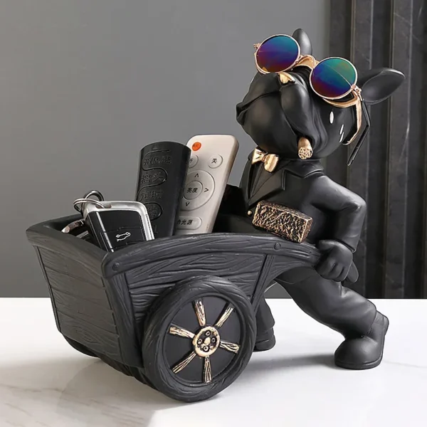 Dog Statue Storage Box Animal Ornament Resin Art Sculpture Figurine Home Decoration Home Decoration Study Ornament