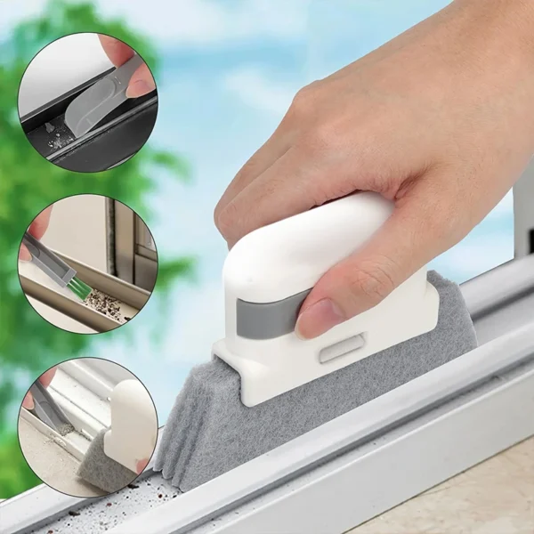 Window Cleaning Brush Windowsill Groove Deadend Cabinet Crevice Brush Removable Household Multifunctional Cleaning Tools