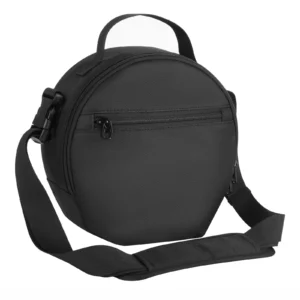 DJ Headphone Case with Adjustable Shoulder Strap Accessory Pocket Storage Bag Compatible for Over-Ear Headphones