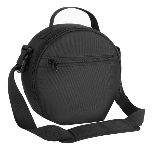 DJ Headphone Case with Adjustable Shoulder Strap Accessory Pocket Storage Bag Compatible for Over-Ear Headphones