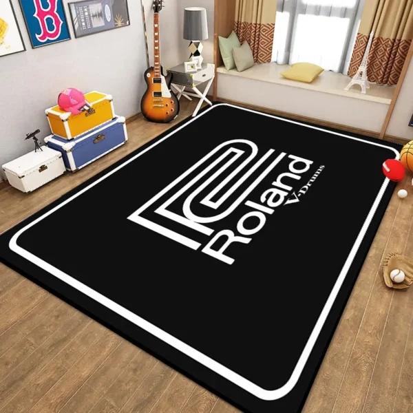 Exquisite R-Roland Carpet Soundproof Drum Rug Blanket Bass Drums Snare Electronic Jazz Musical Floor Mat Vintage Sound Absorbing