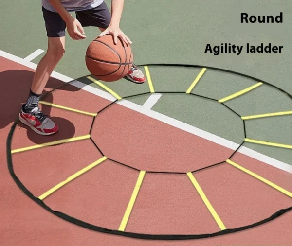 Circular Agile Training Props for High - Intensity Reactive Foot Training and Skill Football Basketball Multifunctional Ladder