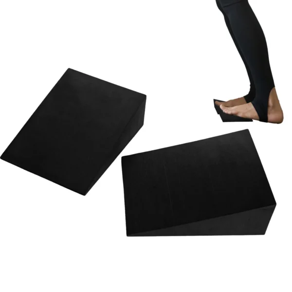 1 Pairs Yoga Wedge Blocks EVA Foam Yoga Wedge Stretch Slant Boards Exercise Yoga Block Pilates Wedge Squats Fitness Accessories